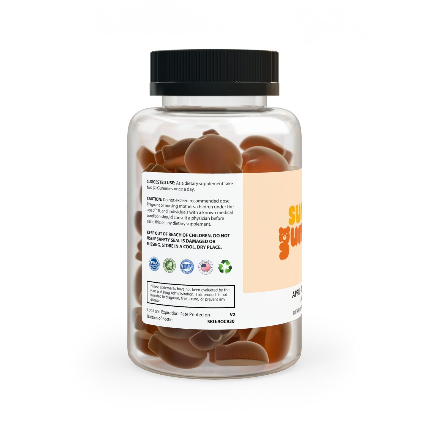 SunriseGummies Apple Cider Vinegar Gummies (60 Gummies)