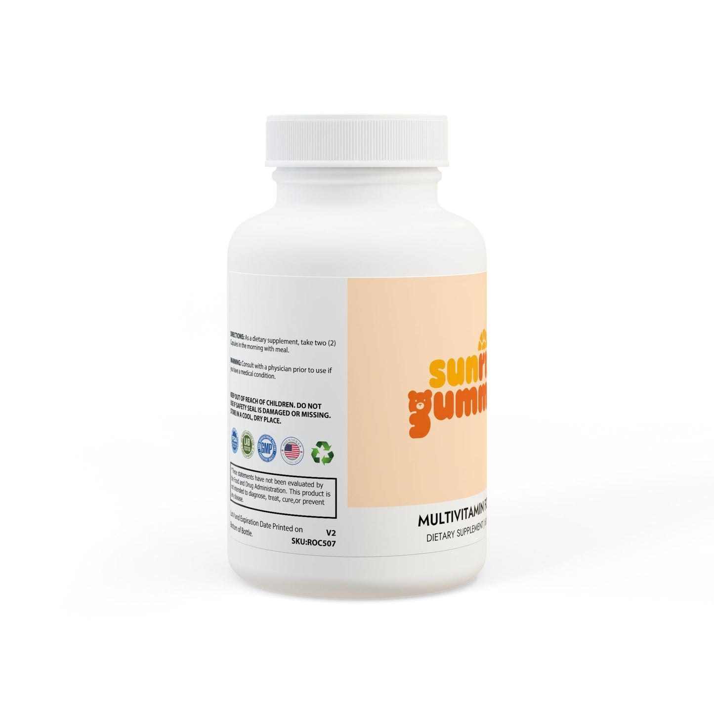 SunriseGummies Multivitamin for Men Supplement (60 Capsules)